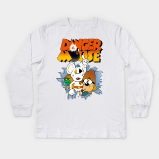 Danger Mouse Kids Long Sleeve T-Shirt